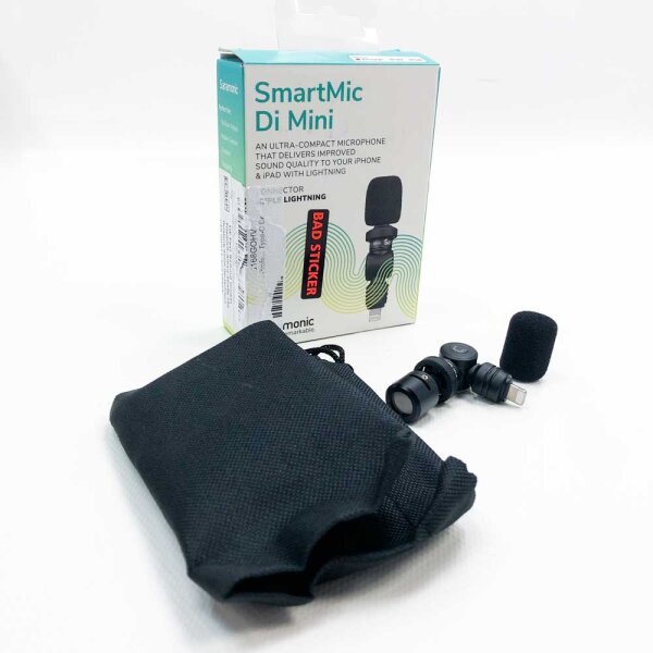 Saramonic Professional Mini Mikrofon Plug Play für iOS Geräte Handy Vlogging Radio Aufnahmemikrofon