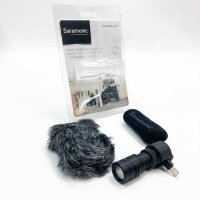 Android cell phone type C microphone shotgun with 3.5mm...