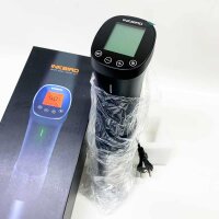 Inkbird Sous Vide Stick 1000 Watt,ISV-200W Sous Vide Garer App-Steuerung,360° Zirkulation,0℃-90℃ Temperatur