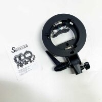 Bowens Godox S-Type holder for softbox, snoot, beauty dish etc. with Bowens holder... (S-Type Bracket)