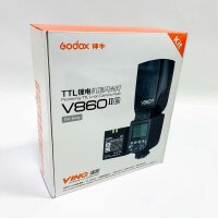 Godox V860II-S TTL 2.4G Wireless Blitzgerät HSS 1/8000 Li-on Batterien Kamera Flash Speedlite Kompatibel für Sony A7RIII A7RII A7R A58 A99 ILCE6000L A77II RX10 A9