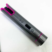 Lockenstab Automatischer Hair Curler, Schnurloser Lockenstab Tragbar,Wiederaufladbarer Intelligenter Lockenstab mit LCD-Temperaturanzeige Und Timer,USB-Lockenwickler mit 4 Einstellbare Temperatur