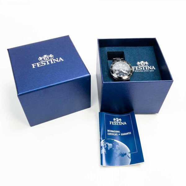 Festina Damen-Armbanduhr Keramik Multifunktion Analog Quarz F16622/2