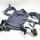 Boba X Evolutionäre, ergonomische und anpassungsfähige Babytrage bis 20 kg mit verstellbarem Verdeck und Sitzverlängerungen, 100 % Baumwolle (Grau)