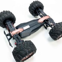 VATOS RC Auto 1:10 Fernbedienung 80M 46 km/h 4x4 4WD 2,4 GHz Funksteuerung Monster Truck Rock Racing Crawler Hochgeschwindigkeits-Geländewagen Buggy mit kratzern, ein Rad ist defekt.