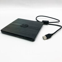 HP external CD/DVD drive including CD and DVD burner with...