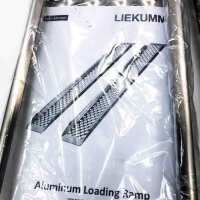 LIEKUMM 2* 150cm Ramps Alu Motorradrampe Belastbar 300kg Leichte Laderampe für ATV, Motorrad, LKW, Quad, Rasenmäher, Schneefräse und mehr