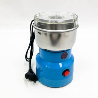 Coffee grinder, coffee bean mill electrically blue