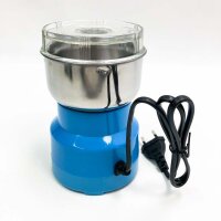 Coffee grinder, coffee bean mill electrically blue