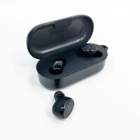 TOZO T10 Upgraded Bluetooth Kopfhörer Kabellos In Ear Ohrhörer Sport Bluetooth 5.3 IPX8 Wasserdicht Headset mit kabellosem Ladecase Mikrofon Premium Sound Bass schwarz