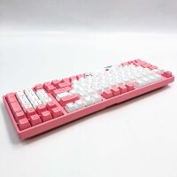 Akko 3098 Tokyo Gaming Tastatur mit mechanischen Schaltern, Kabel USB, N-Key Rollover, PBT Dye-Sub Tastenkappen OEM Profile, Ergonomisch, Compact Full-Size Keyboard für PC (US-Layout)