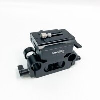 Smallrig Universal 15mm rail system base plate, base plate with 15mm Rod Clamp and quick -change plate - 2272 without OVP