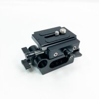 Smallrig Universal 15mm rail system base plate, base plate with 15mm Rod Clamp and quick -change plate - 2272 without OVP