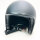 Westt Vintage Jet Retro motorcycle helmet I women and men size M I black