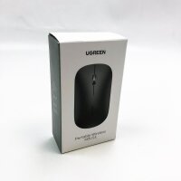Ugreen PC mouse wirelessly quiet with max. 4000 dpi, 2.4GHz connection, 18 months battery life etc. etc. mouse mouse wirelessly compatible with laptop, computer, windows 11, 10, 8.1, 7, macos, Linux (green)