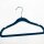 Laleni 50s set clothes hanger for children - non -slip childrens clothes bars, space -saving baby clothes with velvet cover, gray