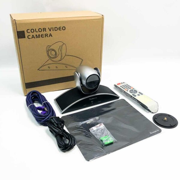 Tenveo VX3 | Konferenzkamera USB PTZ Webcam, 3X Optischer Zoom 1080p HD Kamera mit 138-Grad-Weitwinkel, für Skype/Zoom Videokonferenzen, YouTube/Twitch/OBS Live Streaming