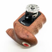 Smallrig remote outer handle (right side) with start/stop button and wooden handle for Sony mirrorless cameras - HSR2511