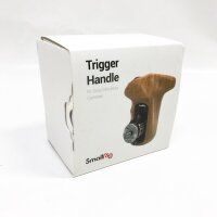 Smallrig remote outer handle (right side) with start/stop button and wooden handle for Sony mirrorless cameras - HSR2511