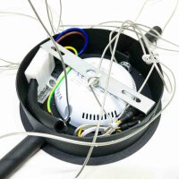 Zicbol Dimmable pendant lamp LED pendant light dining table, hanging light with remote control, modern hanging lamp chandelier, adjustable length, modern chandelier for kitchen island, dining table