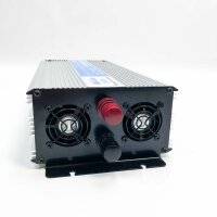 BAPDAS 1500W Reiner Sinus Kfz inverter / voltage converter DC 12 V on AC 230 V with 2 AC socket and 1 USB connections without OVP