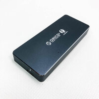 ORICO Thunderbolt 3 Externes Gehäuse M.2 NVME SSD 40Gbps/Festplatte Adapter mit Übertragungsrate bis zu 40Gbit/s für Nur M.2 PCIe M-Key SSD mit Größe 2280, Thunderbolt 3 Kabel Enthalten