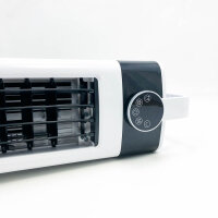 Mobile Klimaanlage Luftkühler mit Wasserkühlung Oszillierend Klimagerät Leise Ventilator 70W Standventilator Turmventilator 3 Windarten Verdunstungskühler mit Fernbedienung | 12H Timer 3L Wassertank