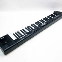 RenFox Tastatur Klavier 61 Tasten Digital Piano Elektronisches Klavier Professionelle -Tragbare Keyboard mit Notenständer, 200 Töne, 200 Rhythmen, 60 Demos, Jungen und Mädchen Geschenk(Schwarz)