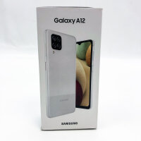 Samsung Galaxy A12 Smartphone White 64GB A125F Dual-SIM Android 10.0 mit Kratzer.