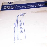 Dp shower shower HID-0004 Madeira model hydromassage column, silver