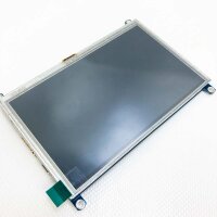 5 Inch TFT LCD B Resistive Touch Display Screen 800x480 Monitor HDMI Usb Interface with Bicolor Case for Raspberry Pi 3 Model B+ B A+ A, Beaglebone Black, PC Support Windows 10 IoT/10/8/8/7