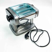 CGOLDENWALL Elektrische Nudelmaschine Wonton Maker Edelstahl 6 verstellbar für Spaghetti Pasta und Lasagne (2,5 mm rund, 4 mm flach)