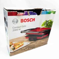 Bosch TCG4104 Tischgrill Kontaktgrill, Aluminium