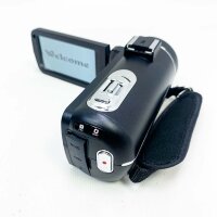 Video Camera 4K Video Camcorder 30.0MP18X Digital Zoom Ultra HD Vlogging Camcorder with Microphone 3" LCD Touchscreen Webcam Function YouTube Video Camera with Lens Hood