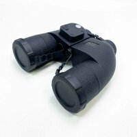 10x50 marine binoculars for adults - waterproof binoculars with compass & distance meter - BAK4 Prism FMC lens binoculars for navigation hunting bird observation