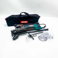 Mini Kreissäge, HYCHIKA Handkreissäge mit 3 Sägeblättern, Laserführung, Skalenlineal, 500W Motor aus reinem Kupfer, 4500RPM, Ideal für Holz-, Weichmetall-, Fliesen- und Kunststoffschnitte