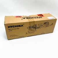 Mini circular saw, Hychika hand circular saw with 3 saw blades, laser guidance, scale line, 500W engine made of pure copper, 4500RPM, ideal for wood, soft metal, tile and plastic cuts