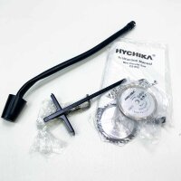 Mini Kreissäge, HYCHIKA Handkreissäge mit 3 Sägeblättern, Laserführung, Skalenlineal, 500W Motor aus reinem Kupfer, 4500RPM, Ideal für Holz-, Weichmetall-, Fliesen- und Kunststoffschnitte