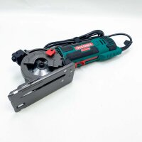 Mini Kreissäge, HYCHIKA Handkreissäge mit 3 Sägeblättern, Laserführung, Skalenlineal, 500W Motor aus reinem Kupfer, 4500RPM, Ideal für Holz-, Weichmetall-, Fliesen- und Kunststoffschnitte