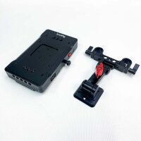 SMALLRIG V-Mount Battery Plate V Mount Akku Adapterplatte für BMPCC 4K & 6K & 6K Pro, DSLR-Kameras, kommt mit 8V/12V/14,2V D-Tap/5V/2A USB-Ausgangsports und 15 mm Stangenklemme - 3204