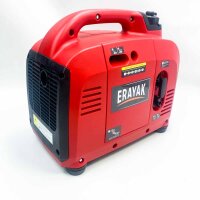 ERAYAK 1000W Inverter Stromerzeuger Benzin, Notstromaggregat Leise, Stromgenerator, 15 Kg, 4-Takt Motor, Inverter Stromaggregat mit Ölsensor und Eco-Modus