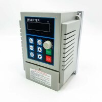 Walfront 0.45kW VfD frequency converter, 220 V AC frequency converter VfD speed controller for 3-phase engine