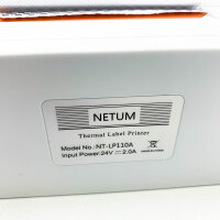 NT-LP110A Thermoetikettendrucker, mit 150 mm/s Thermodrucker, Thermischer drucker Barcode-Druck möglich kompatibel mit UPS, FedEx, Amazon, Ebay, Etsy, Shopify usw. - 4  × 6  (USB) für Ihren PC/Mac Gerät geht nicht an