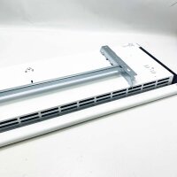 Elektroheizkörper Wandkonvektor weiß 1400 W Bendex LUX ECO 370 mm schick und schlank Energiesparend wandmontiert LED-Anzeige