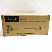 Micol battery vacuum cleaner, 27000PA vacuum cleaner wirelessly 4 in 1, up to 50 min, 350W wireless vacuum cleaner with removable battery, telescopic rod & LED electrical brush, for wooden floors animal hair