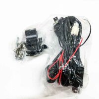 Couple motorcycle headlight headlights Additional fog lights light additionally for Moto Quad with switch and bracket 45W 3000 LM 12V-80V
