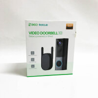 360 2K HD wireless video doorbell safety camera with doorbell battery -driven door bell with AI Personal recognition, bilateral audio function, effortless installation