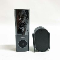 360 2K HD Kabellose Video Türklingel Sicherheitskamera mit Türklingel Akkubetrieben Türglocke mit AI Personenerkennung, Beidseitige Audiofunktion, Mühelose Installation (Schraubenpositionierungskarte fehlt)