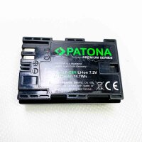 Patona 2x Premium Akku LP-E6N 2040mAh Compatible with Canon EOS 80D EOS R, in reliable and tested quality without OVP