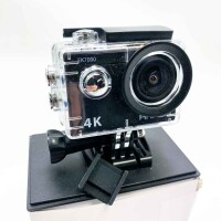 AKASO Action Cam,4K WiFi Action Kamera/Unterwasserkamera 170°Ultra Weitwinkel Full HD Sportcamera mit 20MP 2 Zoll LCD Bildschirm 2.4G Fernbedienung